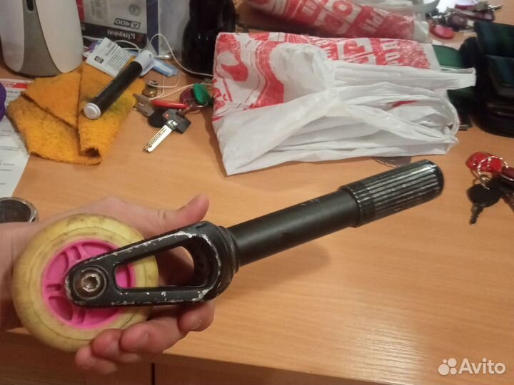 Трюковой самокат кастом парк