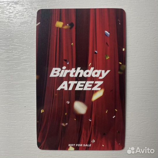 Ateez хонджун карта lucky draw jp