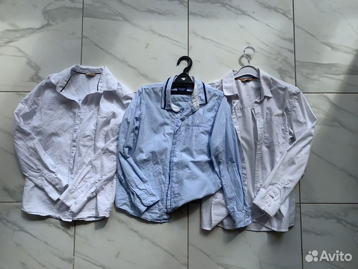 Рубашки для мальчика в школу 158-164