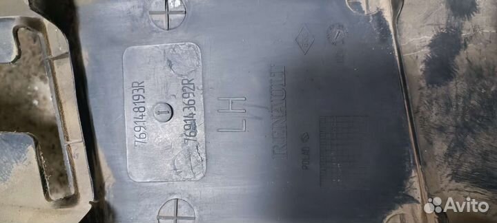 Накладка средней стойки L R ваз largus