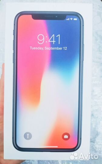 Коробка для смартфона iPhone X Space Gray