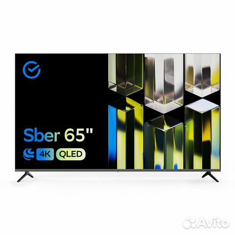 Телевизор Sber SDX-65UQ5232T 4k SMART TV новый