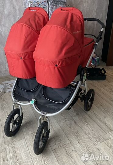 Bumbleride Indie Twin коляска для двойни