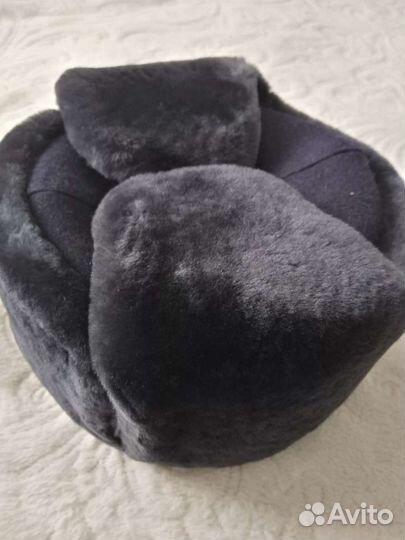 Новая меховая шапка - ушанка, для военнослужащих