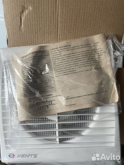 Вентилятор вытяжной vents 125s