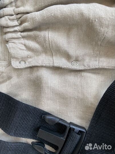 Слинг кенгуру льняная переноска