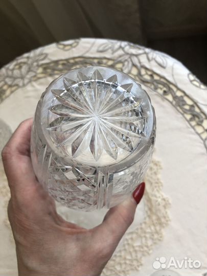 Круэт хрусталь/серебрение Sheffield Англия