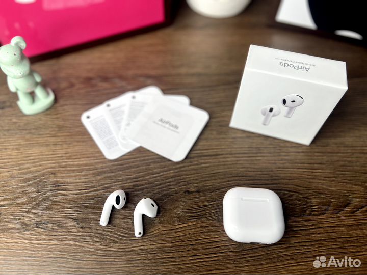 Airpods 4 с шумоподавлением (новые, гарантия)