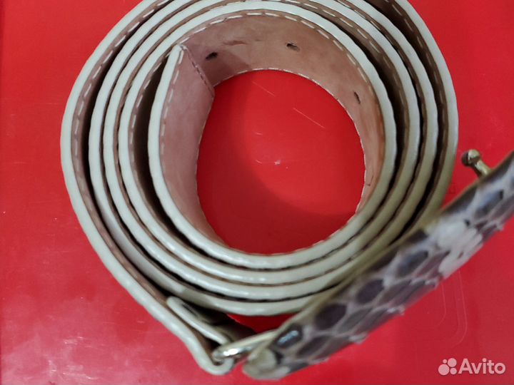 Ремень женский кожаный широкий Италия размер44