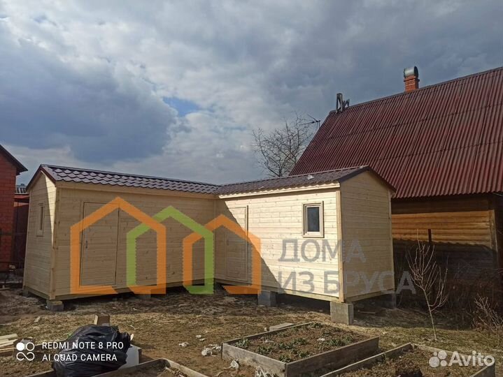 Угловые хозблоки под ключ / Муром