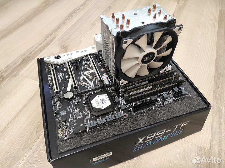 Связка Huananzhi X99-TF /Xeon 2696v3 /DDR3 64Gb