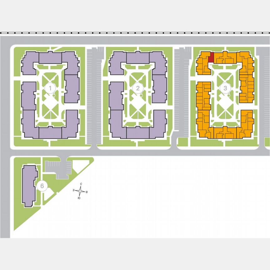 2-к. квартира, 58,8 м², 1/4 эт.