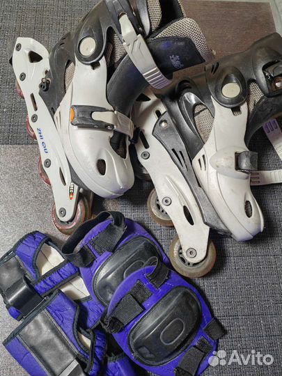 Роликовые коньки детские раздвижные
