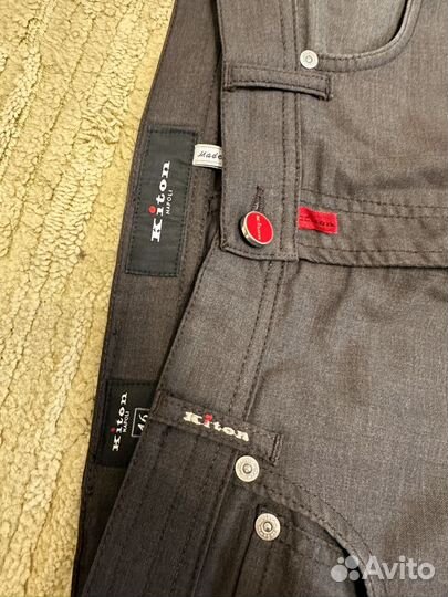 Шерстяные джинсы Kiton