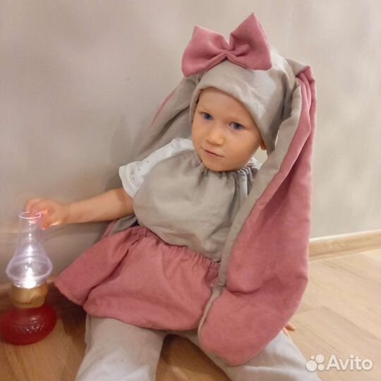 Новогодний костюм зайчика на 1.3-2 года новый