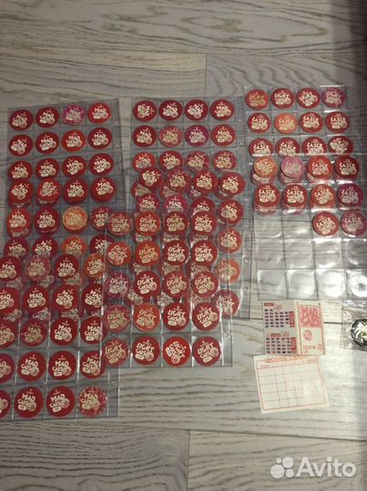 Фсшки сотки MAD caps Красные полная коллекция