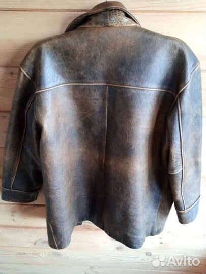 Кожаная куртка мужская