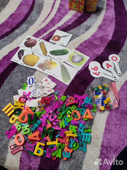 Буквы и цифры для магнитной доски