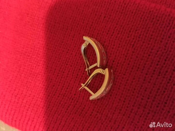 Серьги серебро