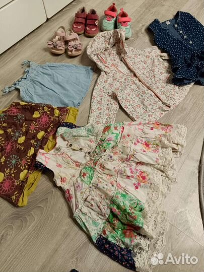 Пакет одежды для девочки 80-86