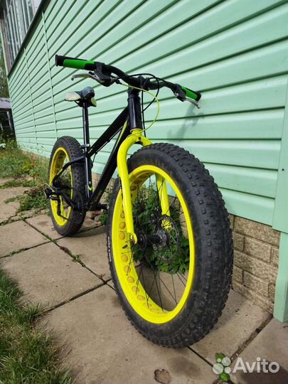 Горный велосипед фэтбайк black aqua 2421D