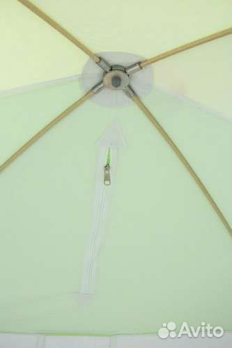 Палатка Медведь куб 3 утепленная премиум 2-входа