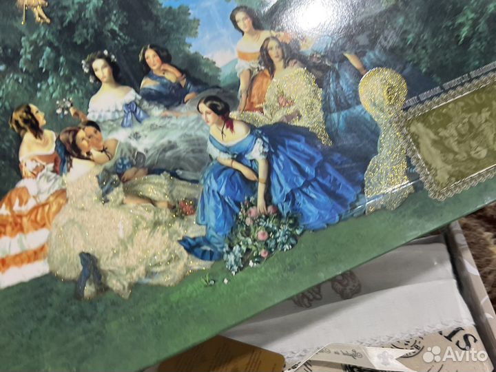 Скатерть натуральная и салфетки