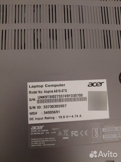 Acer Aspire 5 A515-57G/15.6