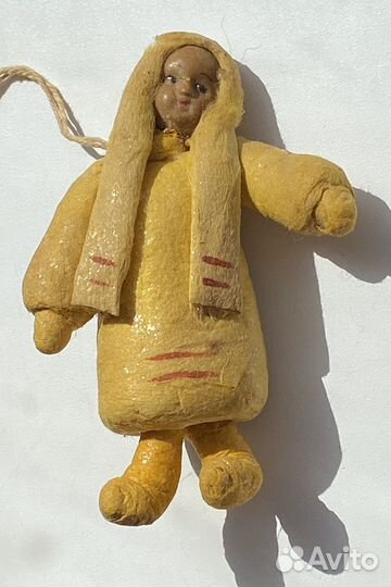 Ватные елочные игрушки СССР