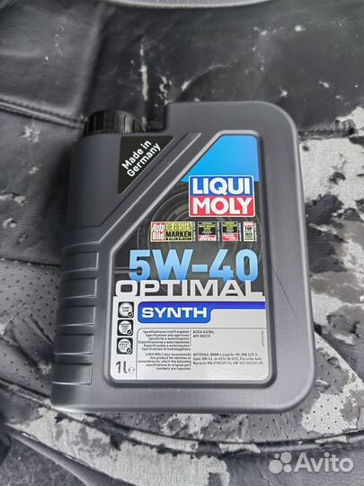 Масло моторное 5w40 liqui moly