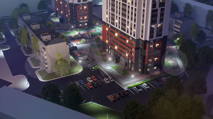 Квартира-студия, 27,6 м², 25/26 эт.