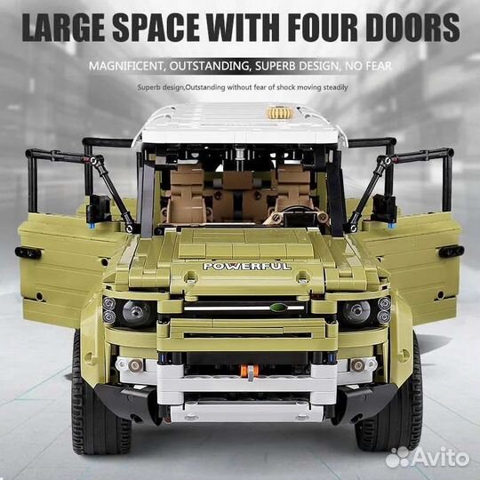 Конструктор 13175 mould king Land Rover Defender