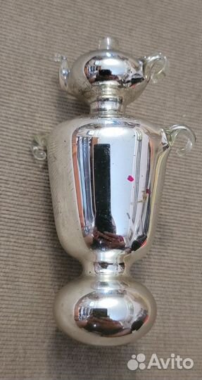 Елочная игрушка СССР Самовар