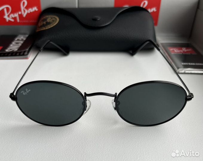 Очки Ray Ban Oval черные