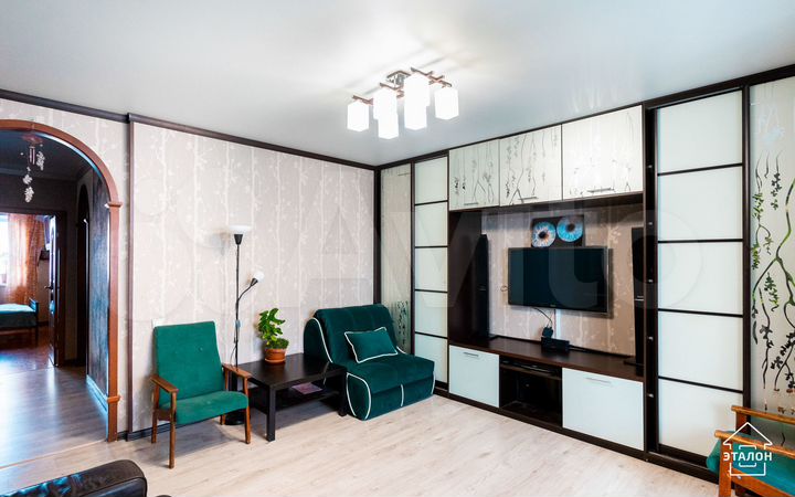 3-к. квартира, 85,2 м², 9/9 эт.