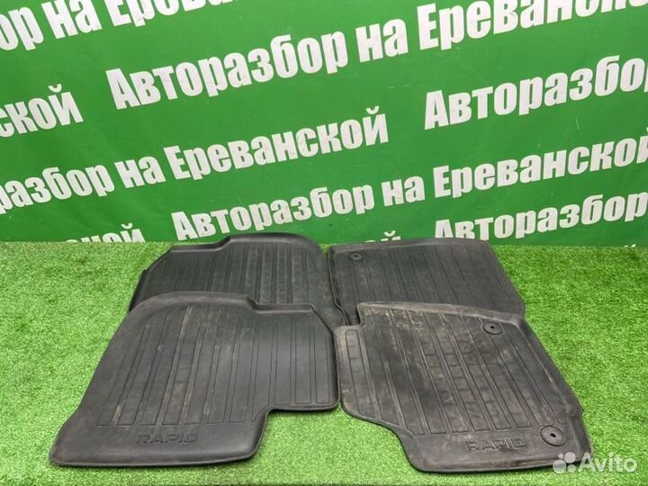 Коврик салона Skoda Rapid