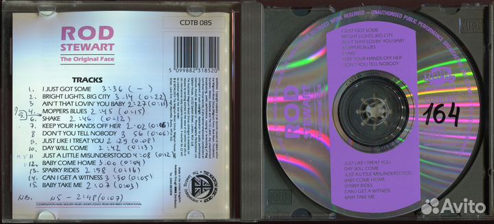 Rod Stewart - The Original Face (CD), 1990