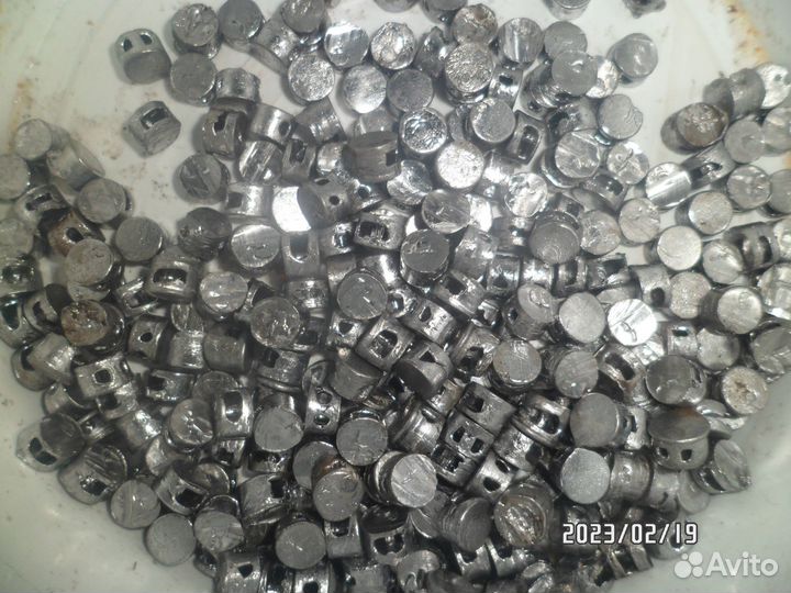 Пломбы свинцовые диаметр 8мм высота 5мм