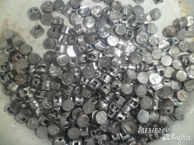 Пломбы свинцовые диаметр 8мм высота 5мм