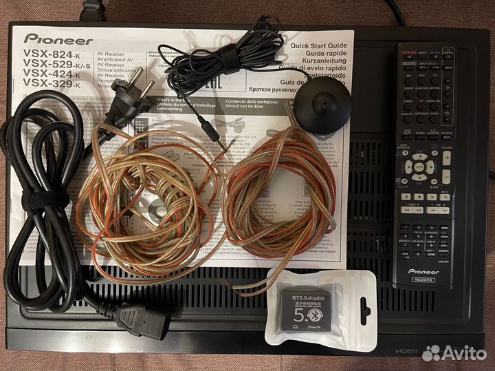 Ресивер pioneer vsx-424(bluetooth,4k ultra,usb)
