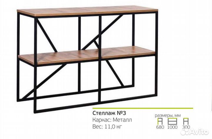 Полки стеллажи