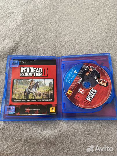 Red dead redemption 2 ps4 диск