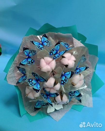 Букет светильник из бабочек