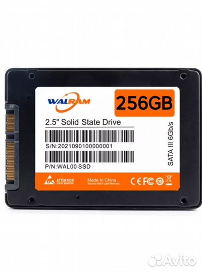 Жесткий диск ssd 256гб (встроенная винда)