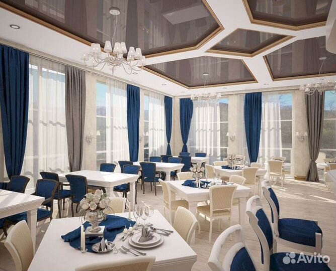 Шторы тюль для кафе и ресторанов