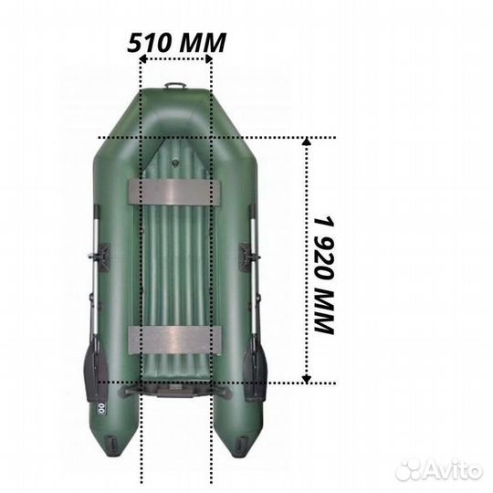 Лодка пвх Муссон 2800 моторная