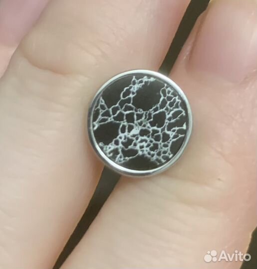 Моносерьга с говлитом