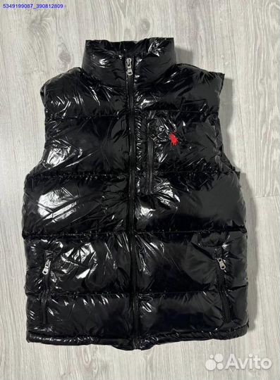 Polo Ralph Lauren: жилетка с зеркальным блеском