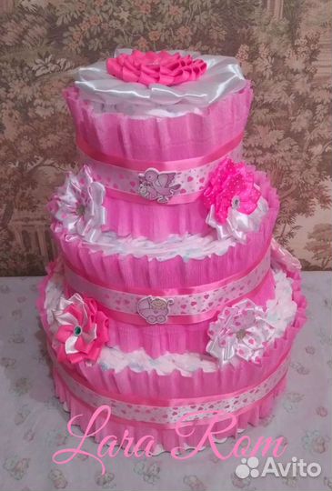 Торт из подгузников