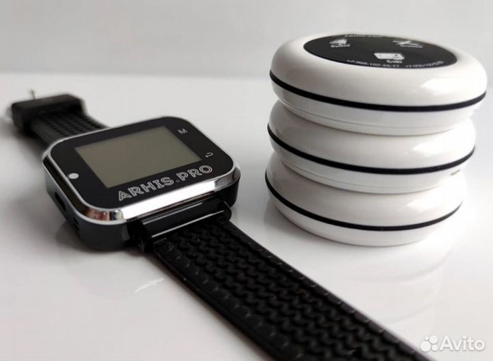 Кнопка вызова персонала, официанта, часы-пейджер